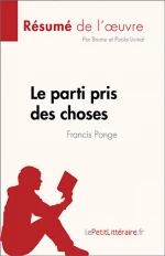 Le Parti pris des choses